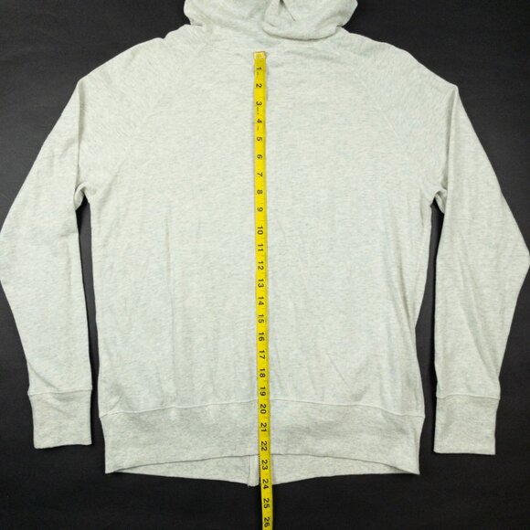 Purdue Boilermakers Nike Hoodie Men's Medium Full Zip Logo Sweatshirt Light Gray - Picture 9 of 12